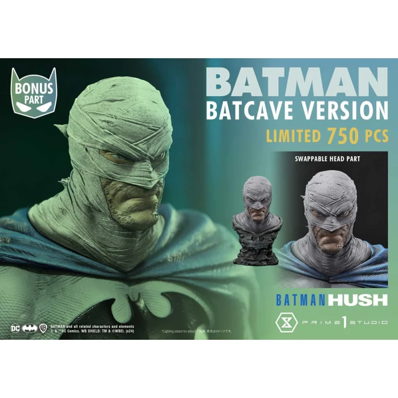 Batman statuette Ultimate Premium Masterline Series 1/4 Hush (Comics) Batman Deluxe Version 56 cm