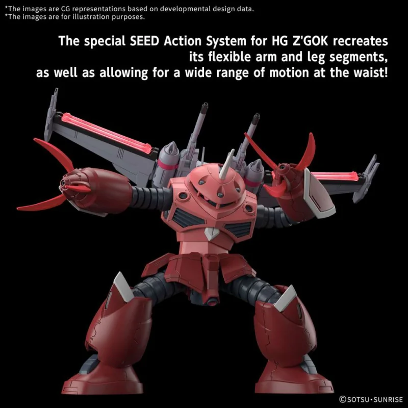 Gundam Gunpla HG 1/144 260 Z'Gok Seed Freedom V