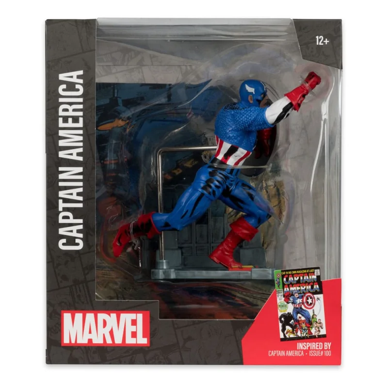 MARVEL - Captain America (Captain America 100) - Statuette 12cm