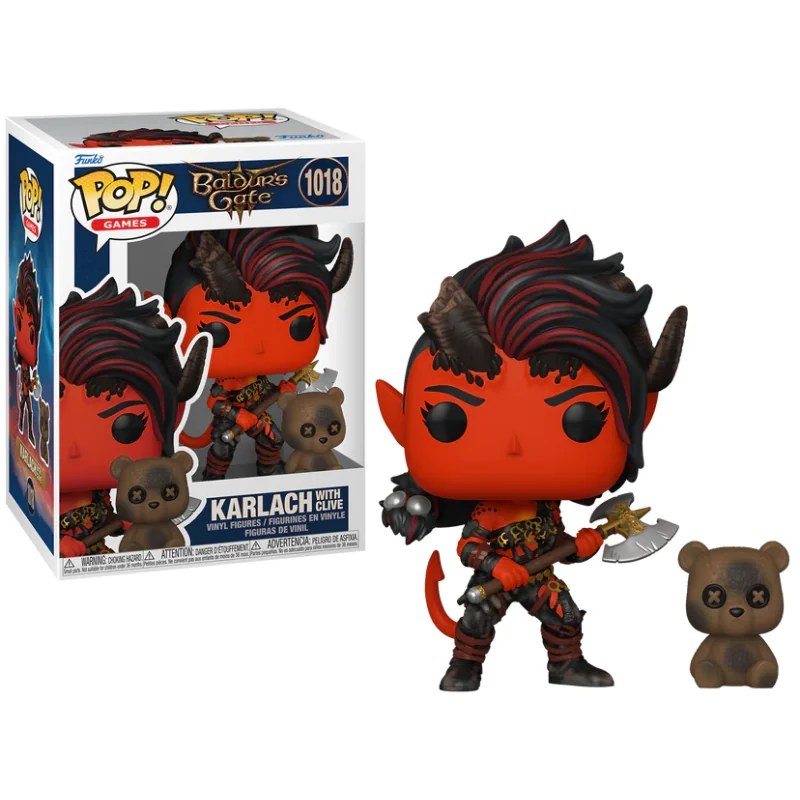 Figura Pop BALDUR'S GATE 3 - POP & Buddy N° 1018 - Karlach & Clive