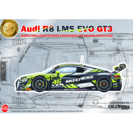 Maqueta Audi R8 LMS GT3 World Challenge Europe Imola 2022