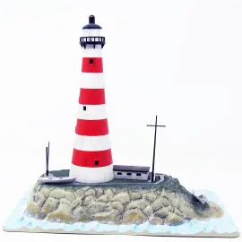 Maqueta Plastic model building Lighthouse with lighting 1:160