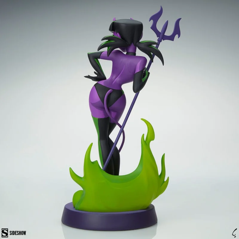 Original Artist Series Devil Girl statuette (Purple and Green Variant) 30 cm