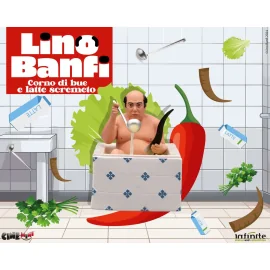 Figurita Lino Banfi Corno Di Bue E Latte Scremeto Cinemini PVC