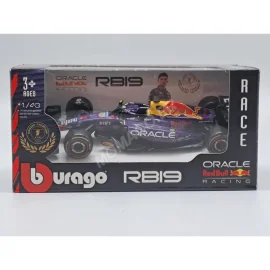 Miniatura RED BULL F1 RB19 TEAM ORACLE RED BULL RACING 1 MAX VERSTAPPEN GRAND PRIX LAS VEGAS 2023 1ST (SOFT GEAR)