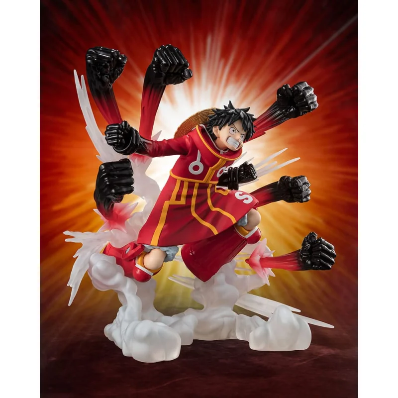 Figuras One Piece Figuarts ZERO Extra Battle Monkey D. Luffy -Gum Gum Hawk Gatling- 19 cm