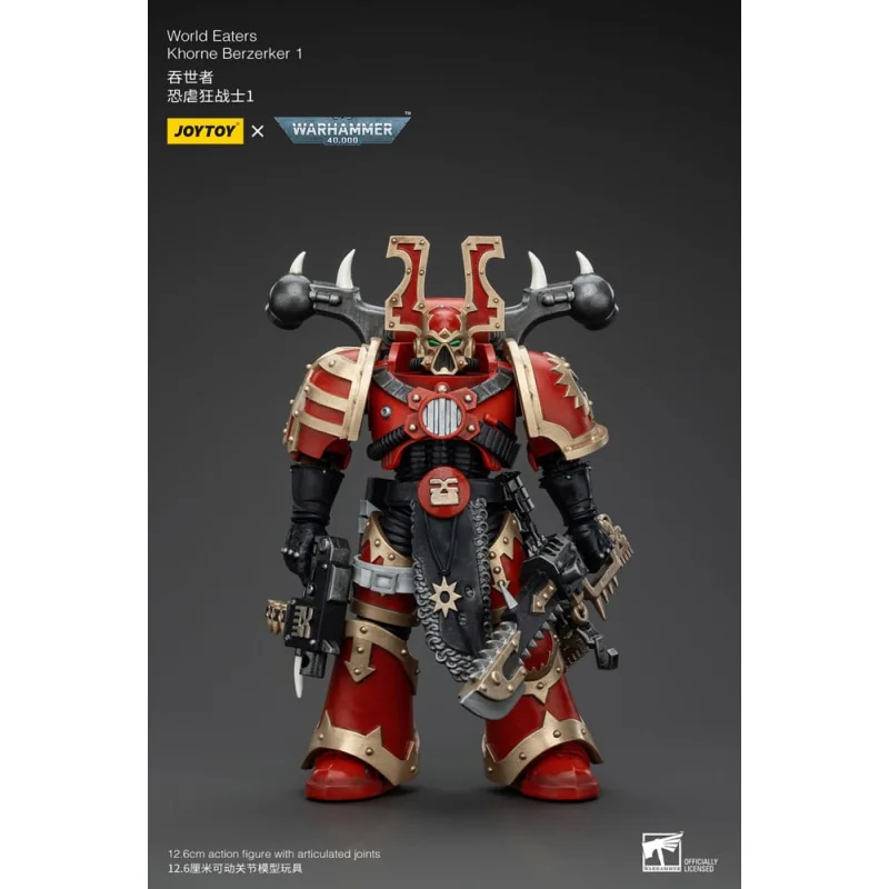 Figurita Warhammer 40k Figure 1/18 World Eaters Khorne Berzerker 1 13 cm