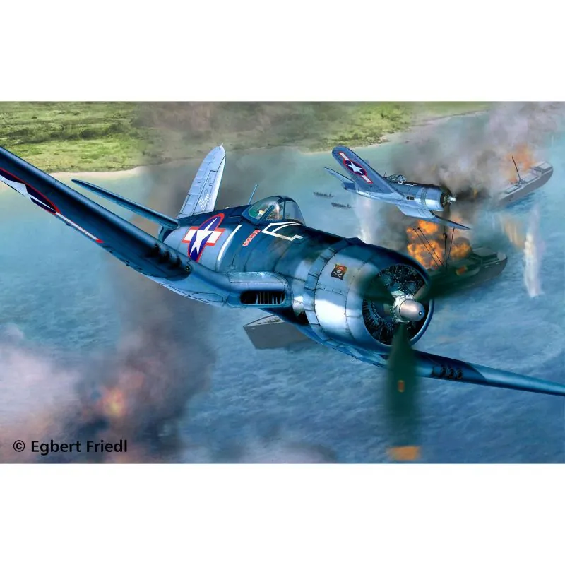 Maqueta de avión Model Set Vought F4U-1A CORSAIR with basic accessories