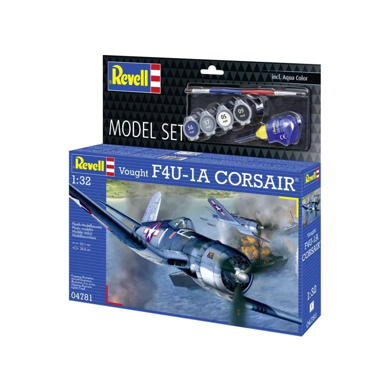 Model Set Vought F4U-1A CORSAIR with basic accessories