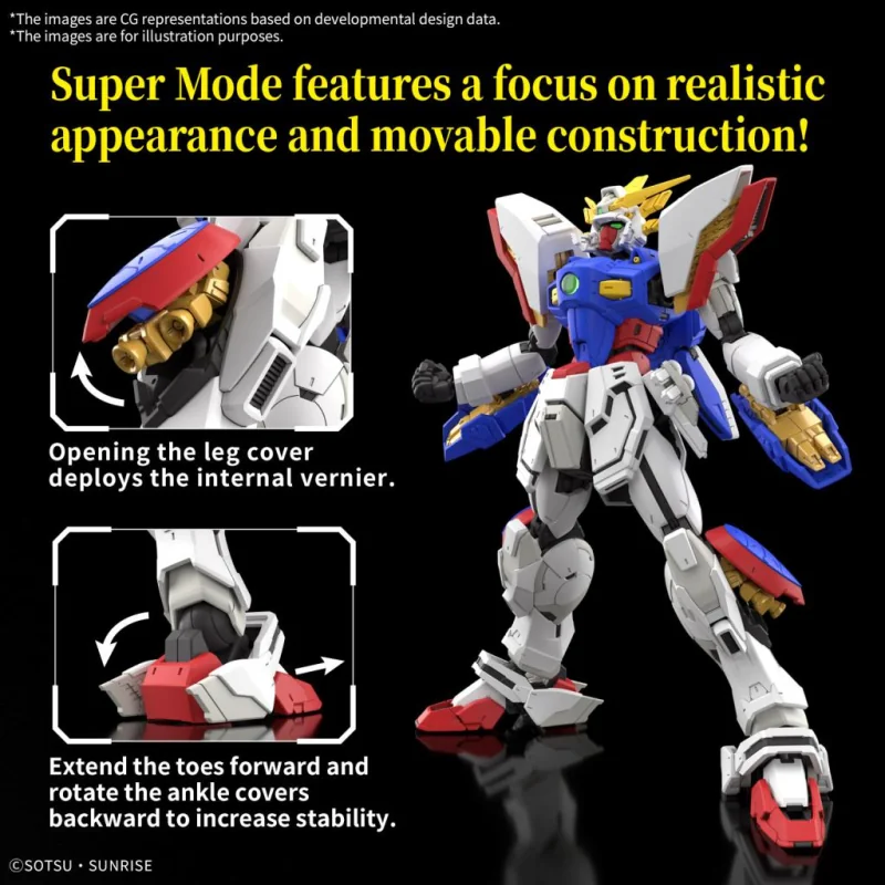 Bandai GUNDAM - RG 1/44 Shining Gundam - Model Kit