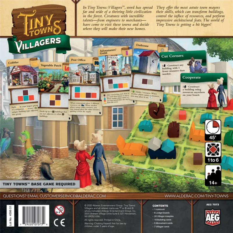 Alderac Ent. Tiny Towns Villagers