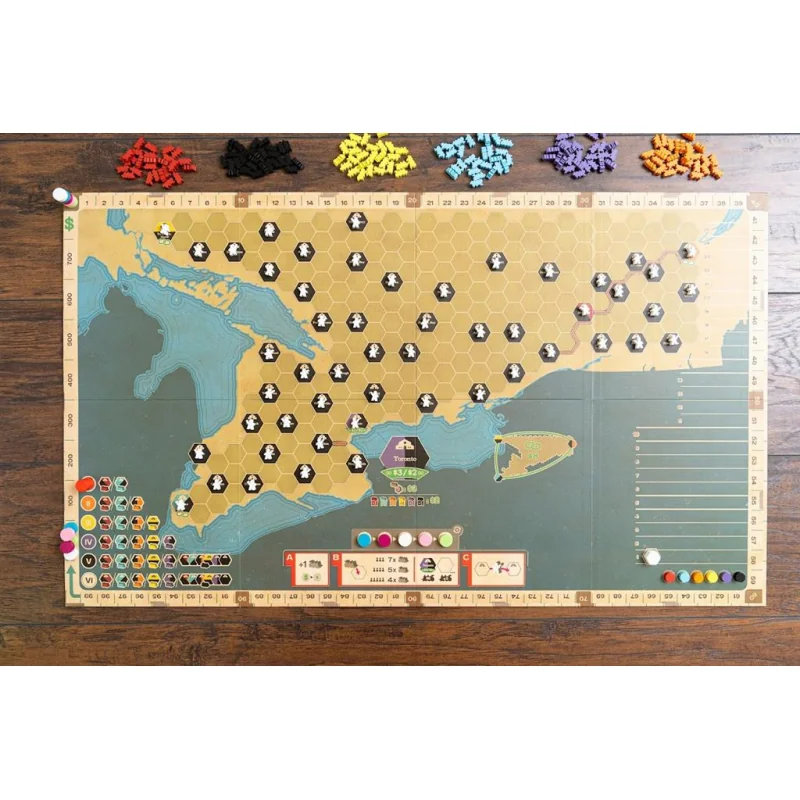 Juegos de mesa Iron Rail 2 Ride the Rails Australia and Canada