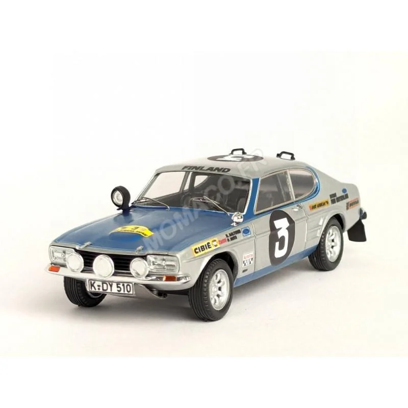 Miniatura FORD CAPRI 2600 3 RAUNO AALTONEN/PETER HUTH SAFARI RALLY 1970 Miniatura FORD CAPRI 2600 3 RAUNO AALTONEN/PETER HUTH SAFARI RALLY 1970
