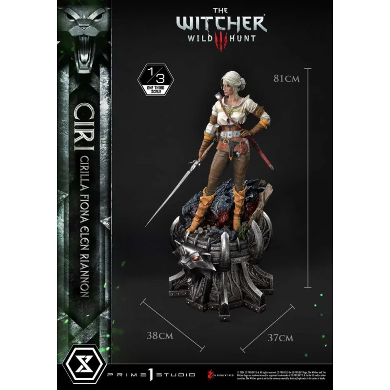 The Witcher 3: Wild Hunt - Wild Hunt Ciri Fiona Elen Riannon Museum Masterline 81 cm Bonus Version