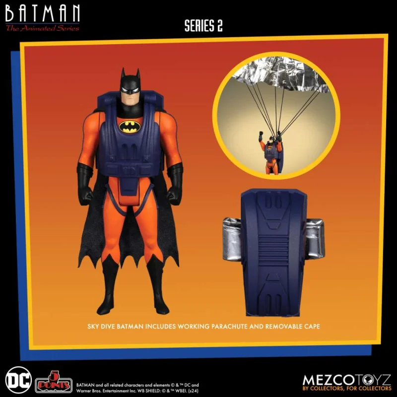Mezco Toys Batman The Animated Series 2 Deluxe Set (4) - 5 Points