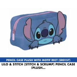  LILO & STITCH - Stitch & Scrump - Plush Pencil Case