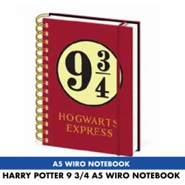  HARRY POTTER - 9 3/4 - A5 Notebook