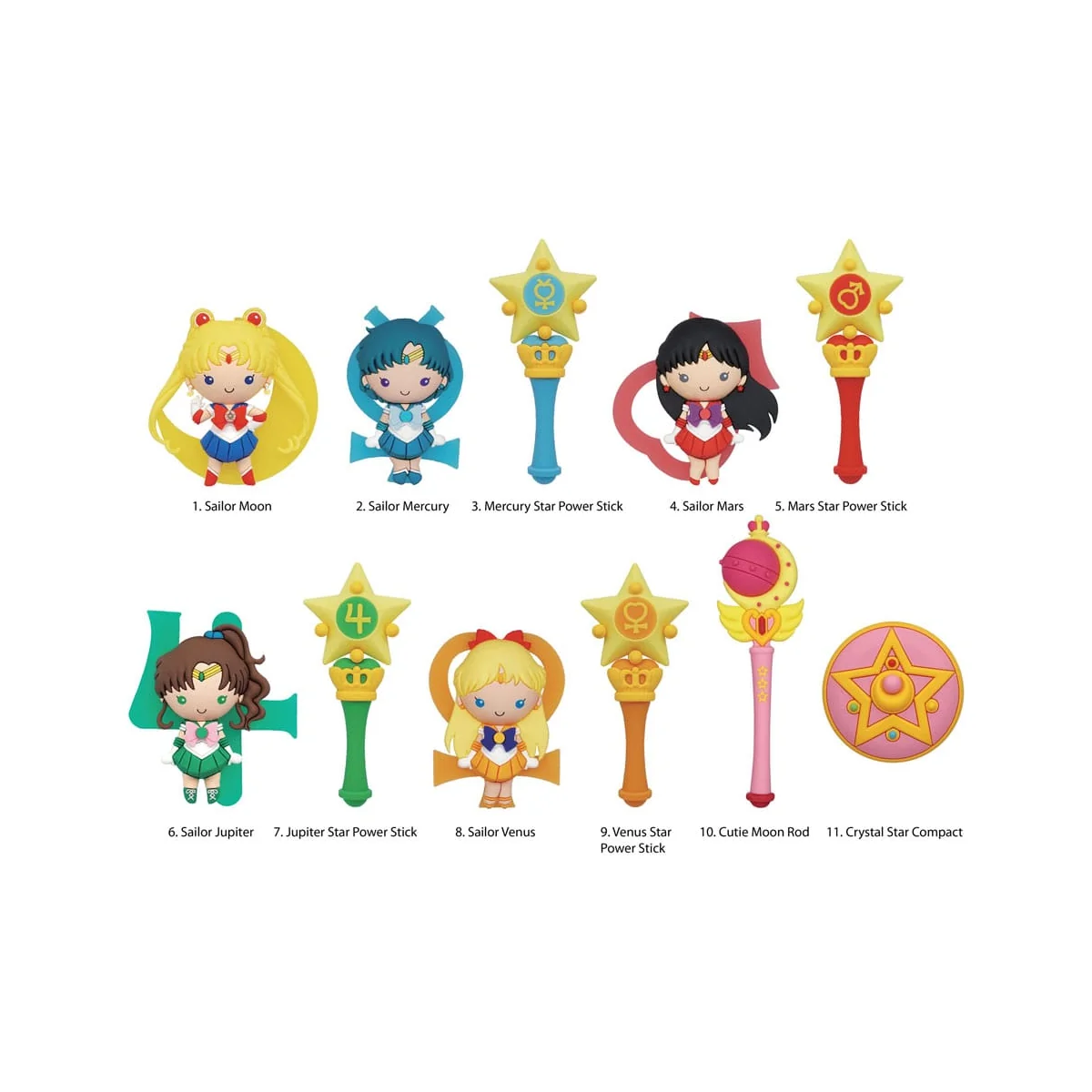  Sailor Moon with Mystery Display Keychain Backpack 3D Series 4 (24)