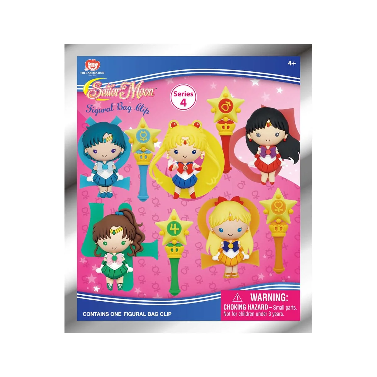Llavero/Blind Box : Mystery Box Sailor Moon with Mystery Display Keychain Backpack 3D Series 4 (24)