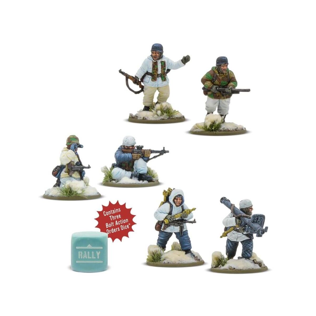 Juegos de figuras : extensiones Fallschirmjäger (Winter) Weapons Teams