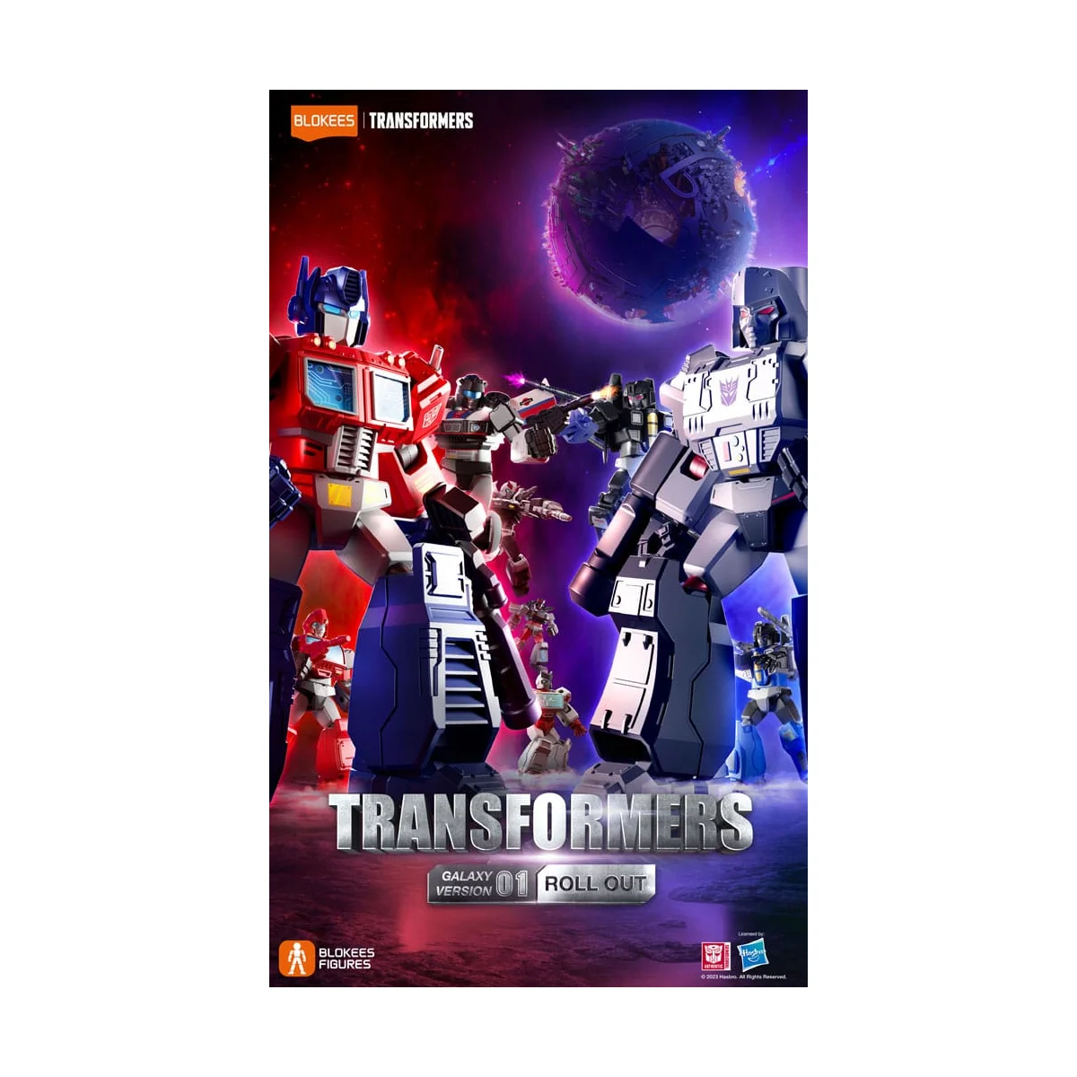 Transformers Assorted Figures Plastic Model Kit Blokees Galaxy Version 01 Roll Out (9)