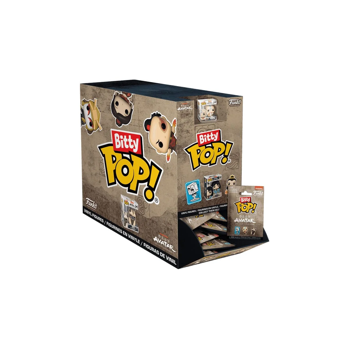 Figura Pop Avatar: The Last Airbender Display (32) Bitty POP! Vinyl PDQ 1" Figures