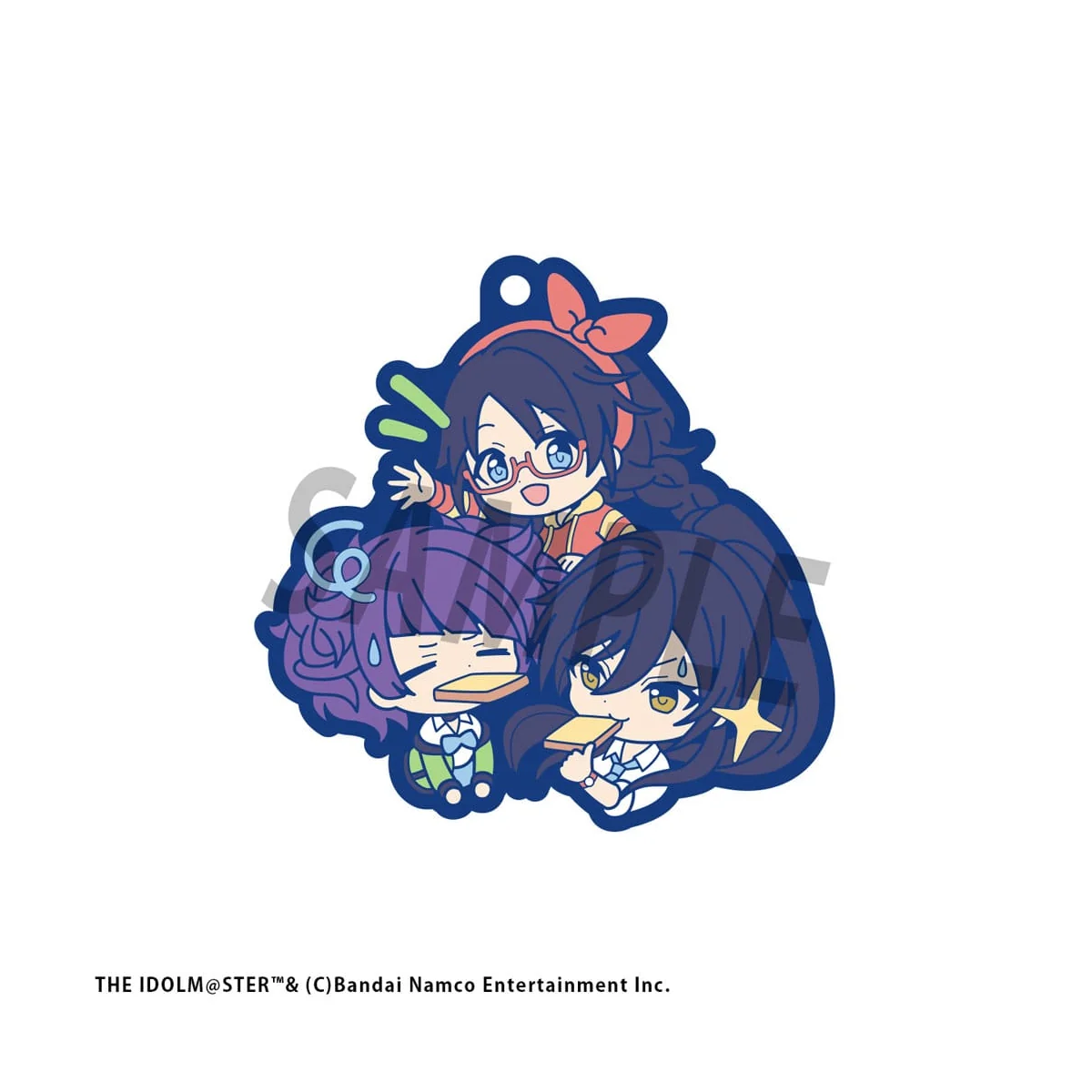 Colgantes y collares The Idolmaster Shiny Colors rubber charm assortment Vol. 2 6 cm Buddy Collection (6)