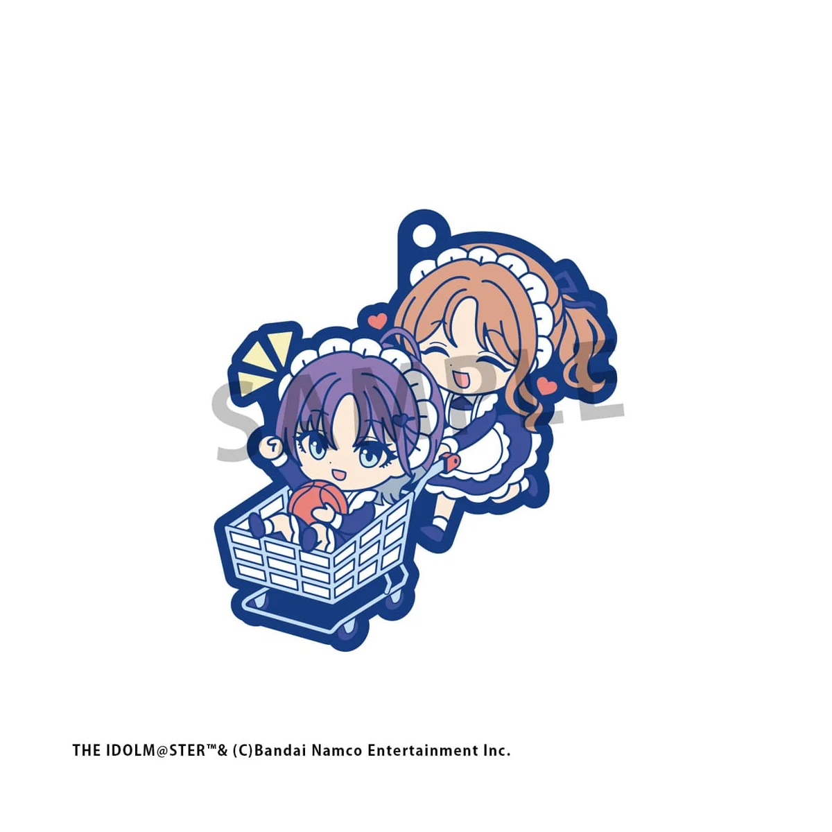 The Idolmaster Shiny Colors rubber charm assortment Vol. 2 6 cm Buddy Collection (6)