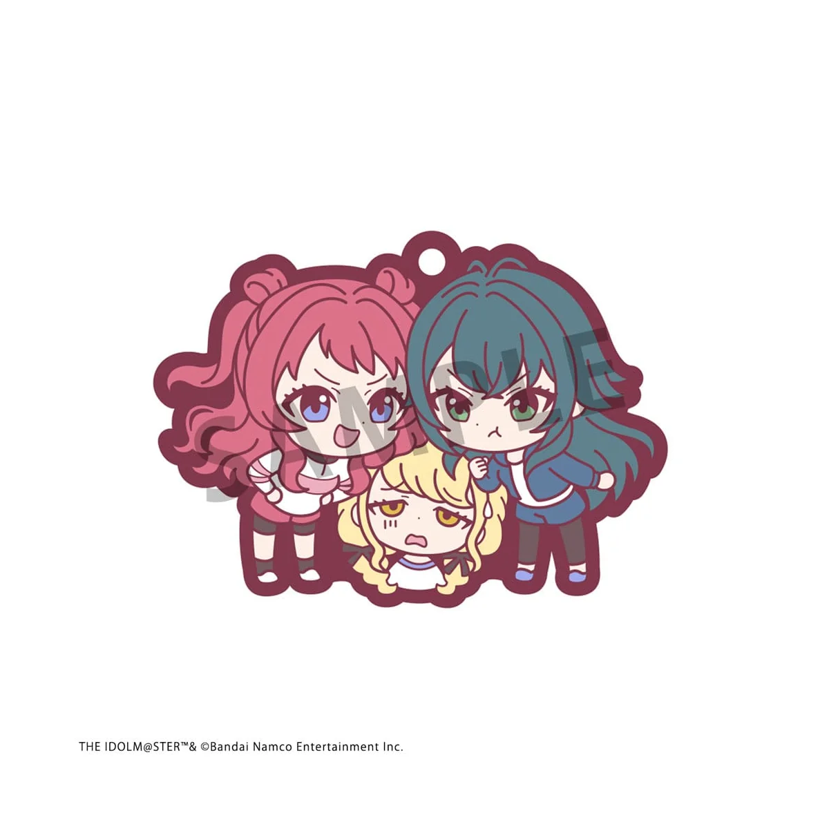Colgantes y collares Idolmaster assortment of rubber charms Rubber Mascot Buddycolle Gakuen 7 cm (6)