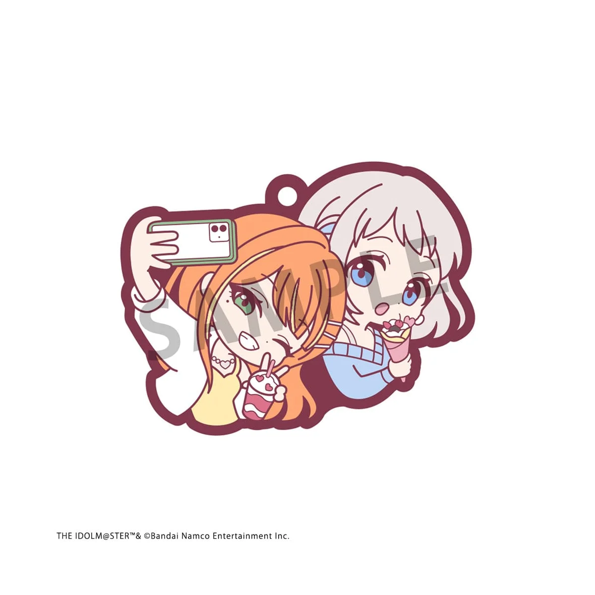 MEHO841644 Idolmaster assortment of rubber charms Rubber Mascot Buddycolle Gakuen 7 cm (6)