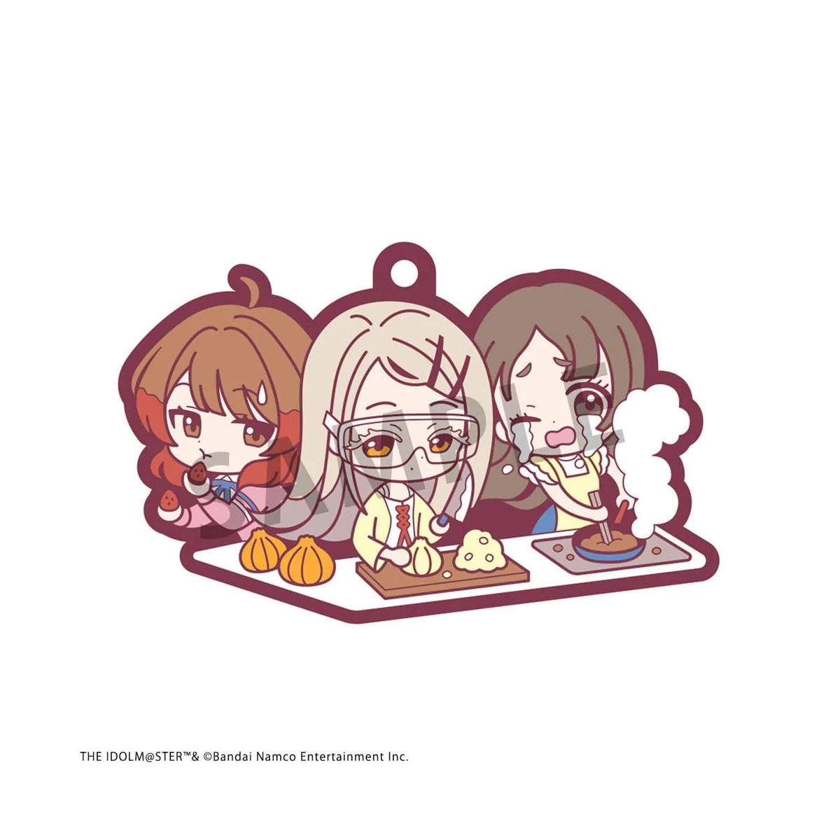 Idolmaster assortment of rubber charms Rubber Mascot Buddycolle Gakuen 7 cm (6)