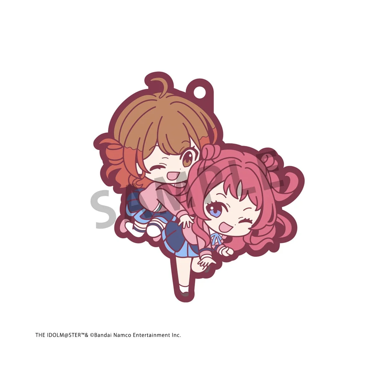 Idolmaster assortment of rubber charms Rubber Mascot Buddycolle Gakuen 7 cm (6)