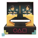 Juegos de mesa Squid Game Tug of War Dice Game *ENGLISH*