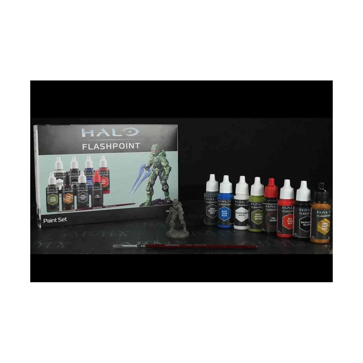 Pintura acrílica para maquetas Halo: Flashpoint aster Chief Paint Set