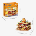 Juegos de edificación Garfield Foodie Series Pantasy Garfield Lasagna 8cm Juegos de edificación Garfield Foodie Series Pantasy Garfield Lasagna 8cm