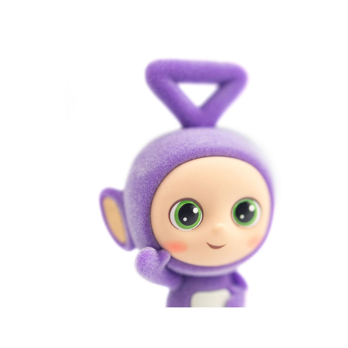 Teletubbies - Cheebee Tinky Winky Flocked mini figure 6 cm