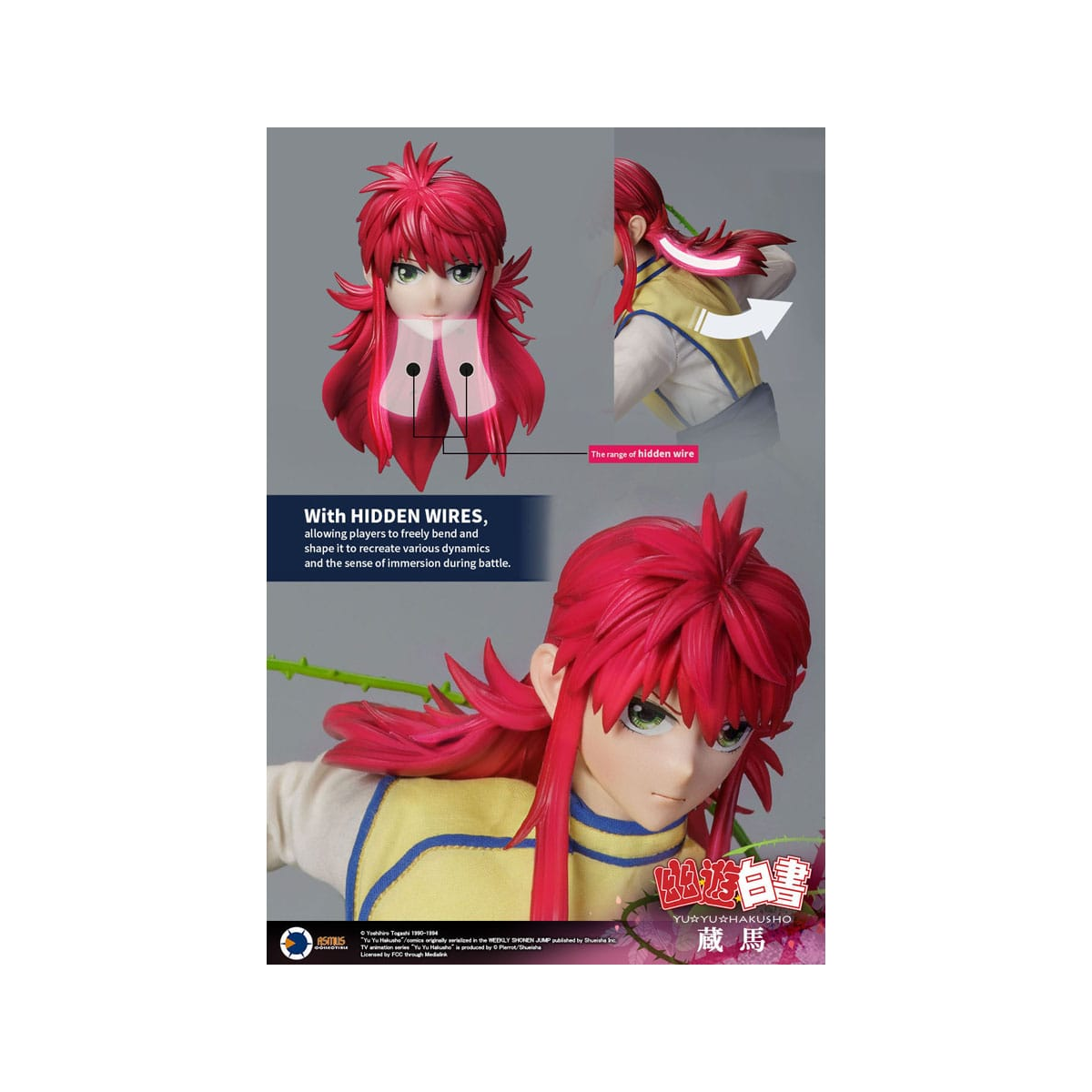 Yu Yu Hakusho - 1/6 Kurama Figure (Luxury Edition) 30 cm