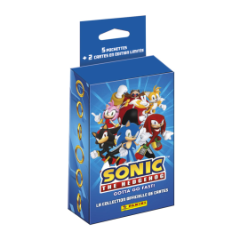 Sonic The Hedgehog TC Panini Blister 5 Pockets + 2 Cards Exclusive