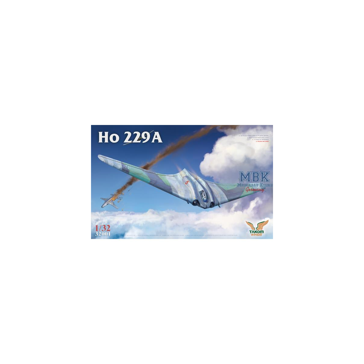 Maqueta Horten Ho 229A