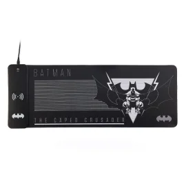  Numskull - DC Comics - Batman XXL Gaming Mouse Pad and Wireless Charger