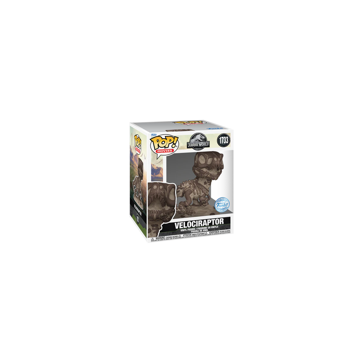 Figuras Pop JURASSIC PARK - POP SUPER N° 1733 - Velociraptor (Fossil)