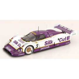 Miniatura JAGUAR XJR-12 3 BRUNDLE/NIELSEN/COBB TEAM SILK CUT 24H DU MANS 1990 1ST