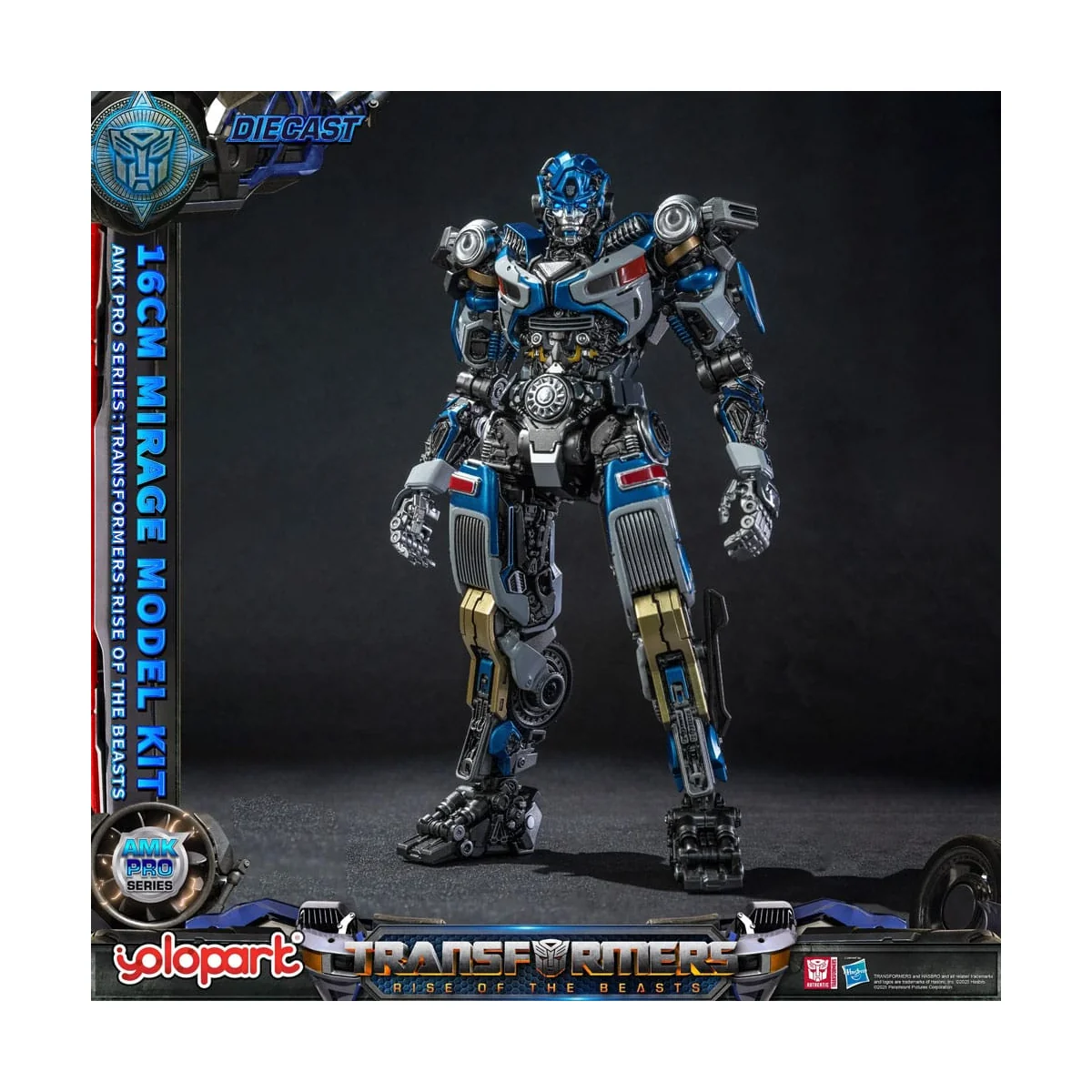  Transformers: Rise of the Beasts figure Plastic Model Kit AMK Pro Series Mirage (Oversea Version) 16 cm