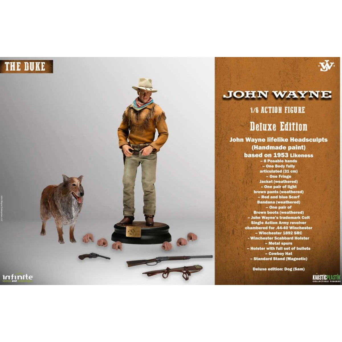 John Wayne The Duke 1/6 Action Figure Deluxe Version