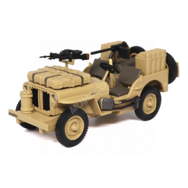  JEEP WILLIS BRITISH SAS WITH VICKERS K WEAPON