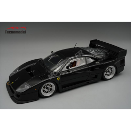 Miniatura FERRARI F40 LM WITH SILVER RIMS ENKEI 1996 BLACK (SOLD OUT)