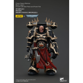Figurita Warhammer 40k Actionfigur Chaos Space Marines Black Legion Chosen with Bolt Pistol and Power Fist 20 cm