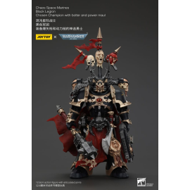 Figurita Warhammer 40k Actionfigur Chaos Space Marines Black Legion Chosen Champion with bolter and power maul 20 cm