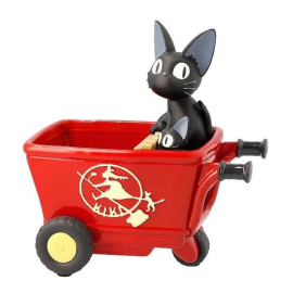 Figurita KIKI'S DELIVERY SERVICE - Jiji Red Cart - Diorama Planter 11.5cm