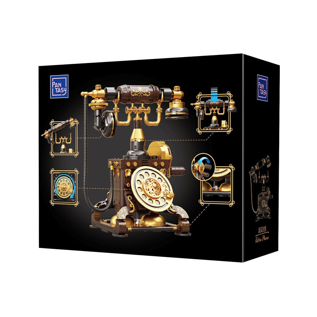 PASY-85018 Retro Collection - Retro Series Retro Phone 26 cm construction set